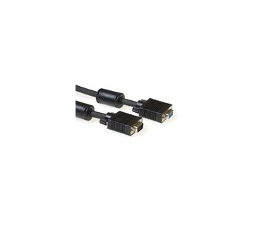 Intronics VGA verlengkabel male-female black