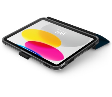 Otterbox OtterBox Symmetry Folio-hoes voor iPad 10th gen, schokbestendig, valbestendig, dunne beschermende folio-hoes, getest volgens militaire standaard, Blauw, Geen retailverpakking