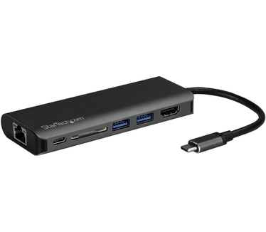 Startech.com USB-C multiport adapter SD kaartlezer Power Delivery 4K HDMI GbE 2x USB 3.0