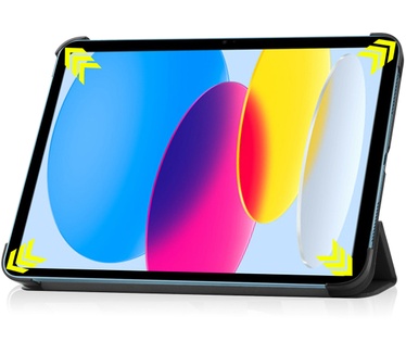 Accezz Trifold Bookcase iPad 10.9 (2022) - Zwart