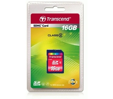 Transcend SDHC 16GB Class 2