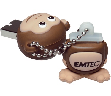 Emtec Safari - Monkey 8GB Bruin