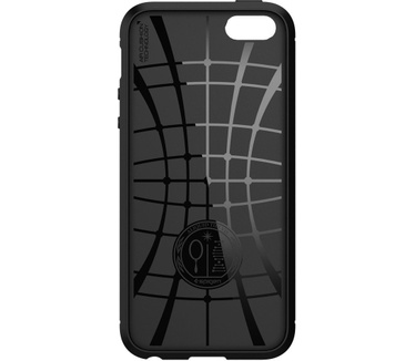 Spigen Rugged Armor Apple iPhone SE Case - Black