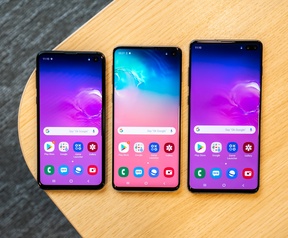 Galaxy S10 productfoto's preview
