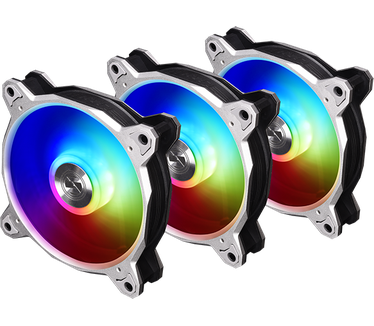 Lian Li Bora Digital 3-pack Zilver, 120mm