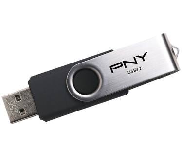 PNY Turbo Attaché R USB 3.2 256GB Zwart