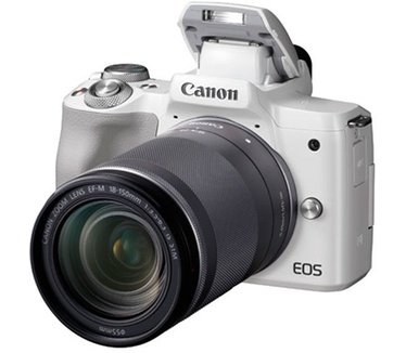 Canon EOS M50 systeemcamera Wit + 18-150mm IS STM Zilver