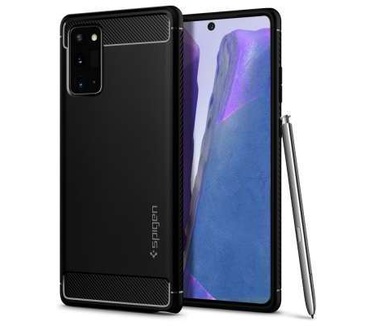 Spigen Samsung Galaxy Note 20 Hoesje Rugged Armor Zwart