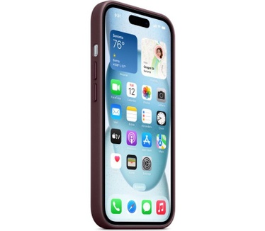 Apple FineWoven Back Cover - iPhone 15 Plus (6.7") Moerbei Paars