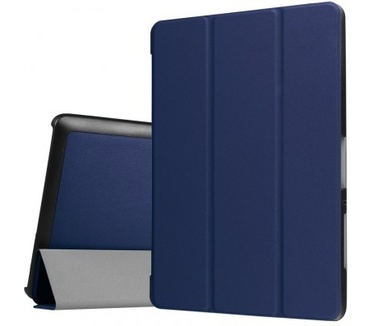 qMust Acer Iconia Tab 10 A3-A40 Smart Tri-Fold Case - Dark Blue