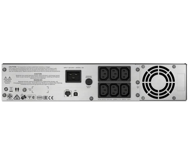 APC APC Smart-UPS SMC2000I-2U Noodstroomvoeding - 6x C13, Rack Mountable, USB, 2000VA