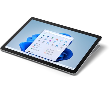 Microsoft Surface Go 3 (Core i3, 4GB ram, 64GB opslag, Wifi, Windows 10 Pro) Platinum, voor bedrijven