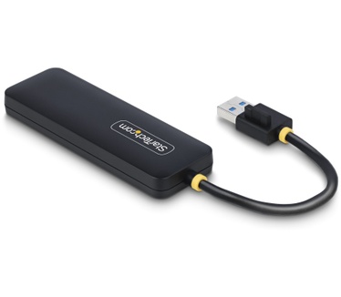 Startech.com 4-Port USB-A Hub, 5Gbps, Bus Powered, Compacte Travel Mini USB Hub, Multi-Port USB 3.0 Splitter, Draagbare USB Hub, Overspanningsbeveiliging (OCP)