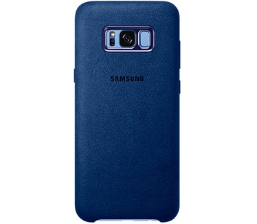 Samsung Galaxy S8 Alcantara Cover Blauw