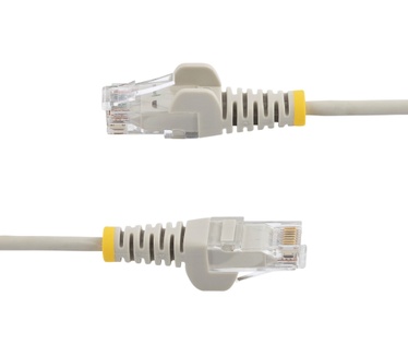 Startech.com 5m Dunne CAT6 Ethernet Kabel, Grijs, Snagless, 100W PoE, UTP, LSZH, 28AWG Pure Koperdraad, Slim RJ45 Netwerk Patchkabel met Trekontlasting, Fluke Getest