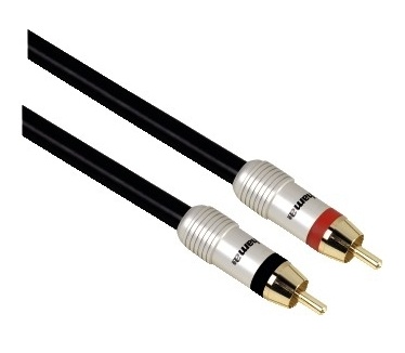 Hama Connection Cable 2 RCA(phono) Plugs - 2 RCA (phono) Plugs, 1.5 m