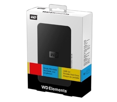 WD Elements Portable 250GB Zwart