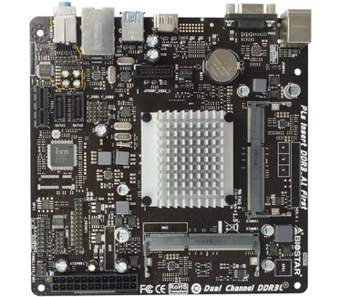 Biostar Motherboard J3060NH Celeron J3060 Quad-Core DDR3 SATA PCI Express USB Mini-ITX Retail
