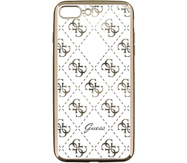 Guess 4G Folio TPU Cover voor Apple iPhone 7 Plus (5.5") - Goud Goud