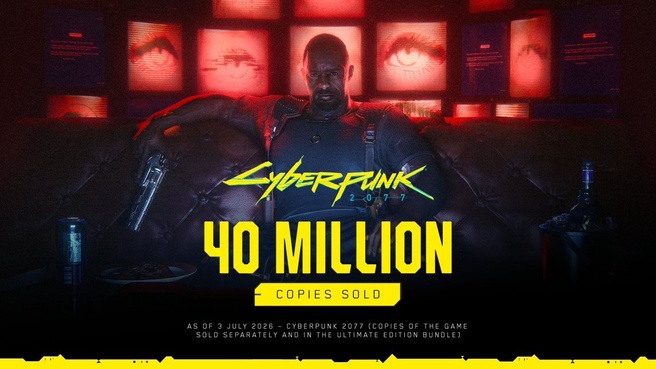 Cyberpunk 2077 40 miljoen keer verkocht