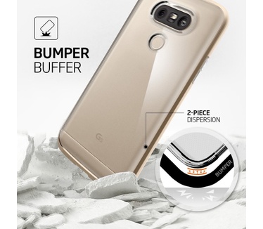 Spigen Neo Hybrid Crystal LG G5 Case - Champagne Gold