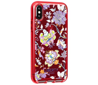 Tech21 Pure Clear ChristelleLiberty iPXs-Red