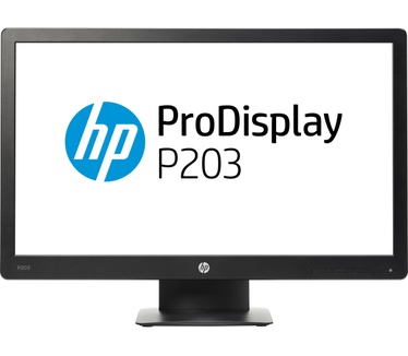 HP ProDisplay P203 (X7R53AT) Zwart