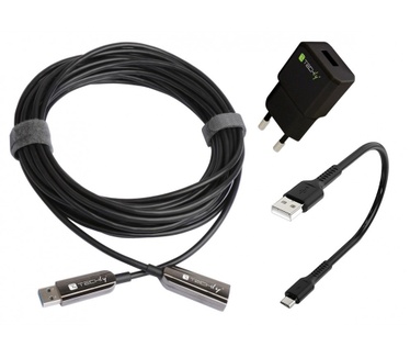 Techly ICOC U3AMF-HY-050 Zwart