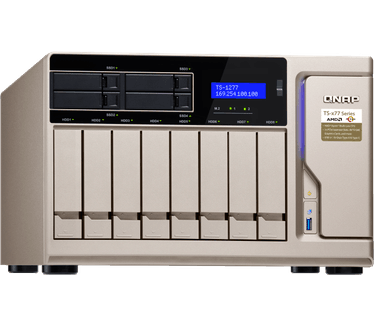 QNAP TS-1277 (Ryzen 7-1700, 16GB ram)