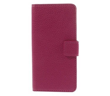 Kees Lederlook Portemonnee Hoesje Wiko Highway Signs - Roze