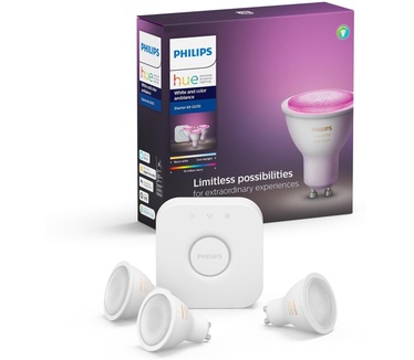 Philips Hue White and Color Ambiance - GU10 Starterkit