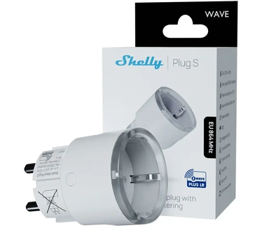 Shelly Wave Plug S White LR - White