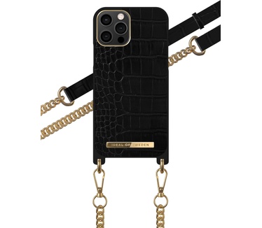 iDeal of Sweden Necklace Case (iPhone 12/12 Pro) Zwart