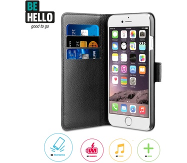 BeHello iPhone 6 Plus / 6S Plus Wallet Case Black