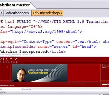 Microsoft Expression Web Designer (low quality pic)