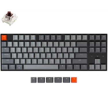 Keychron K8-A3 TKL BT US White Led BROWN