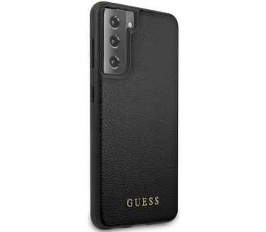 Guess Iridescent Hard Case Samsung Galaxy S21 Plus (G996) - Zwart Zwart