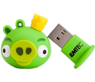 Emtec Angry Birds King Pin 8GB Groen