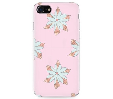 Just in Case iPhone 7 Hoesje Mandala Bloemen Zalm Roze