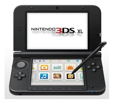 Nintendo 3DS XL Blauw, Zwart