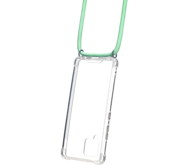 Mobiparts Lanyard Case Samsung Galaxy A42 (2020) Green Cord