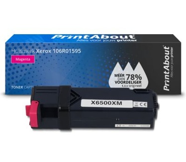 PrintAbout Huismerk Xerox 106R01595 Toner Magenta