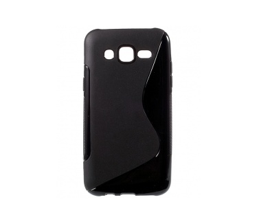 Samsung Galaxy J5 S-Curve TPU Case Zwart