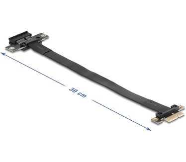 Delock 81297 PCI Express x1 male to x1 slot Extension 30 cm Riser Card ...