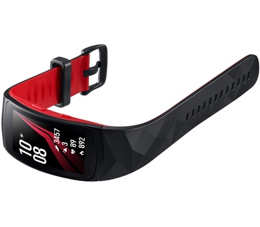 Samsung Gear Fit 2 Pro Small Zwart (Rood, Zwart)