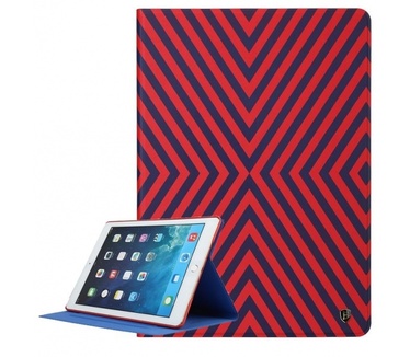 Baseus Smart Leather Case Apple iPad Air 2 - hoesje met stand - Red/Blue