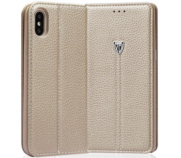 Xundd Xundd Noble Series Book Case voor Apple iPhone X (5.8'') - Goud  Goud