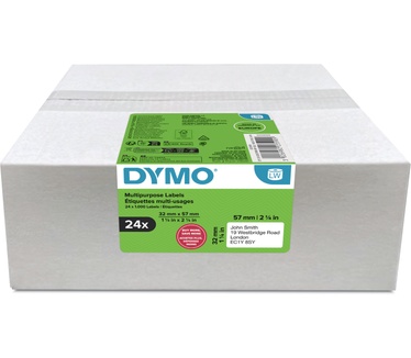 Dymo DYMO originele LabelWriter multifunctionele labels | 32 mm x 57 mm | 24 met elk 1000 labels (24.000 zelfklevende etiketten) | voor de LabelWriter labelprinters | gemaakt in Europa
