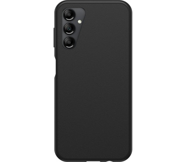 Otterbox OtterBox React-hoesje voor Galaxy A14 5G, schokbestendig, valbestendig, ultradun, beschermende, getest volgens militaire standaard, Antimicrobieel, Zwart, Geen retailverpakking