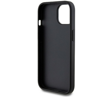 Guess 4G Glitter Back Case - Apple iPhone 15 (6.1") - Zwart Zwart
